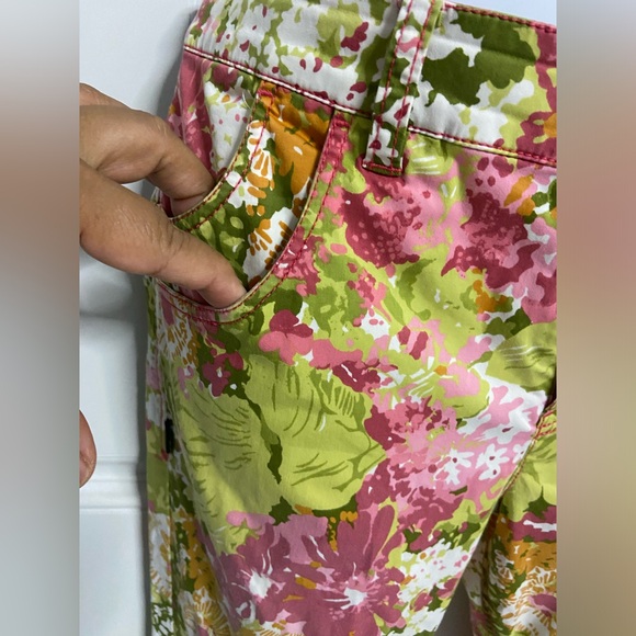 MASTER BUNNY EDITION Pastel Floral Tapered Leg Pants - Picture 3 of 15